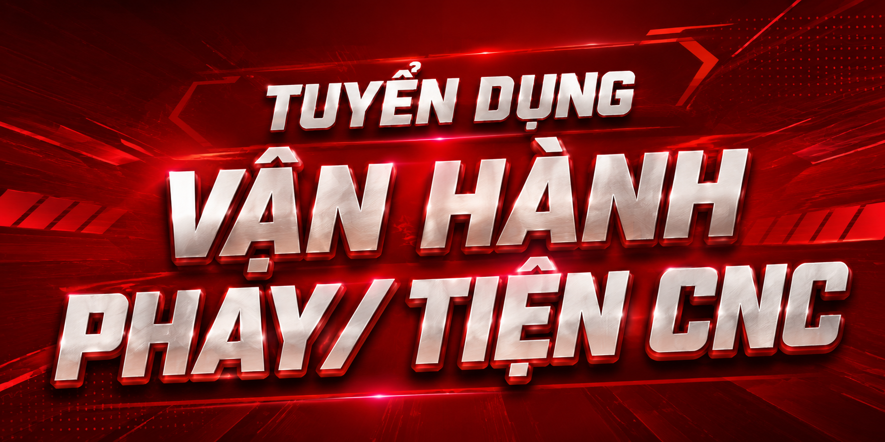 Tuyển dụng phay/tiện cnc