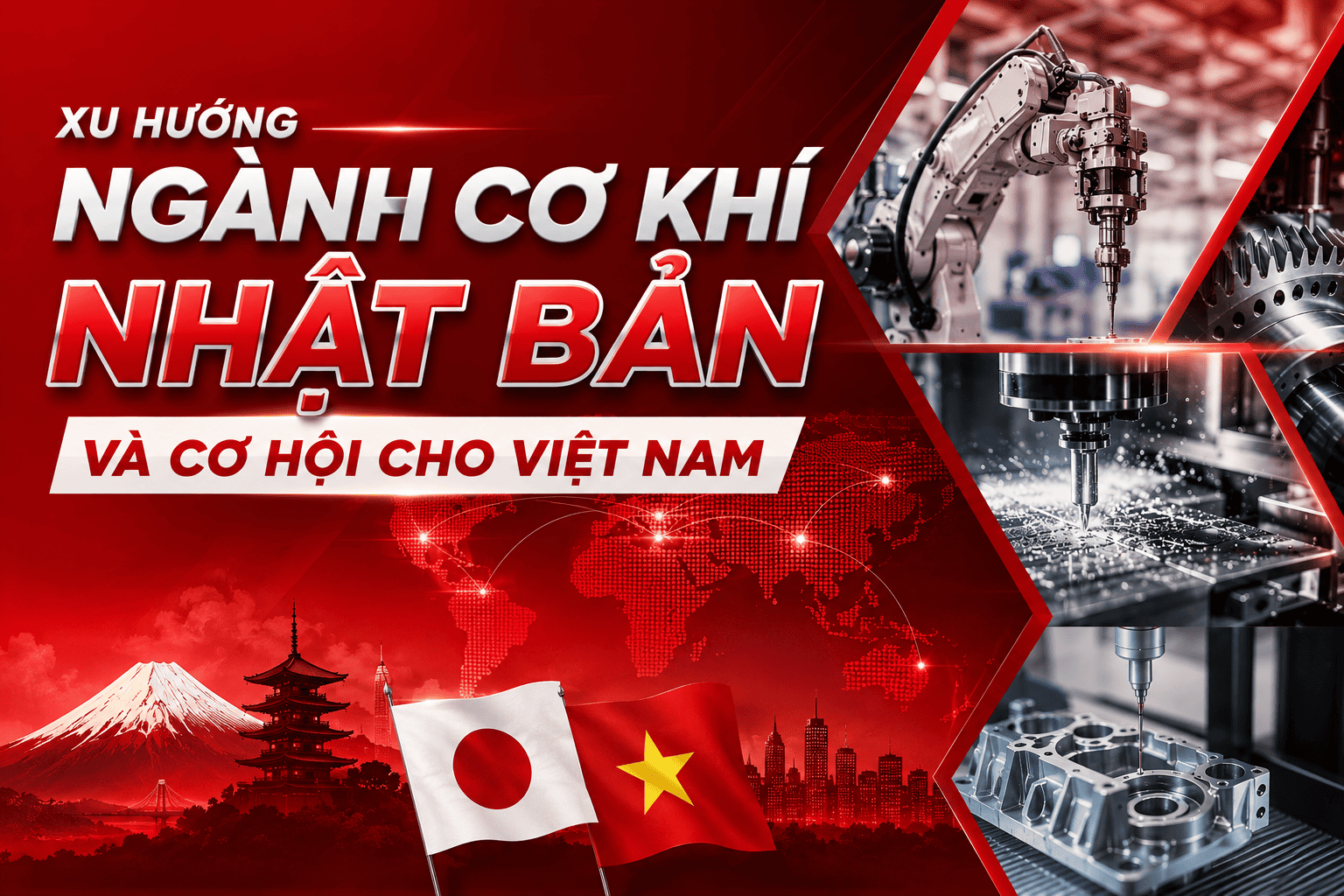 xu hướng ngành cơ khí Nhật Bản